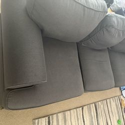 Nice Dark Grey Sofa Set. 