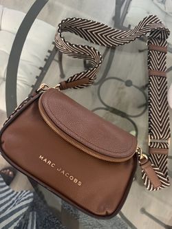Marc Jacobs Brown Leather Crossbody Bag