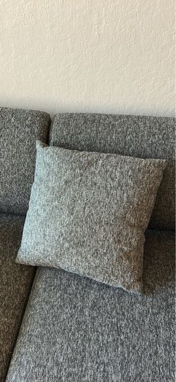Grey throw pillows