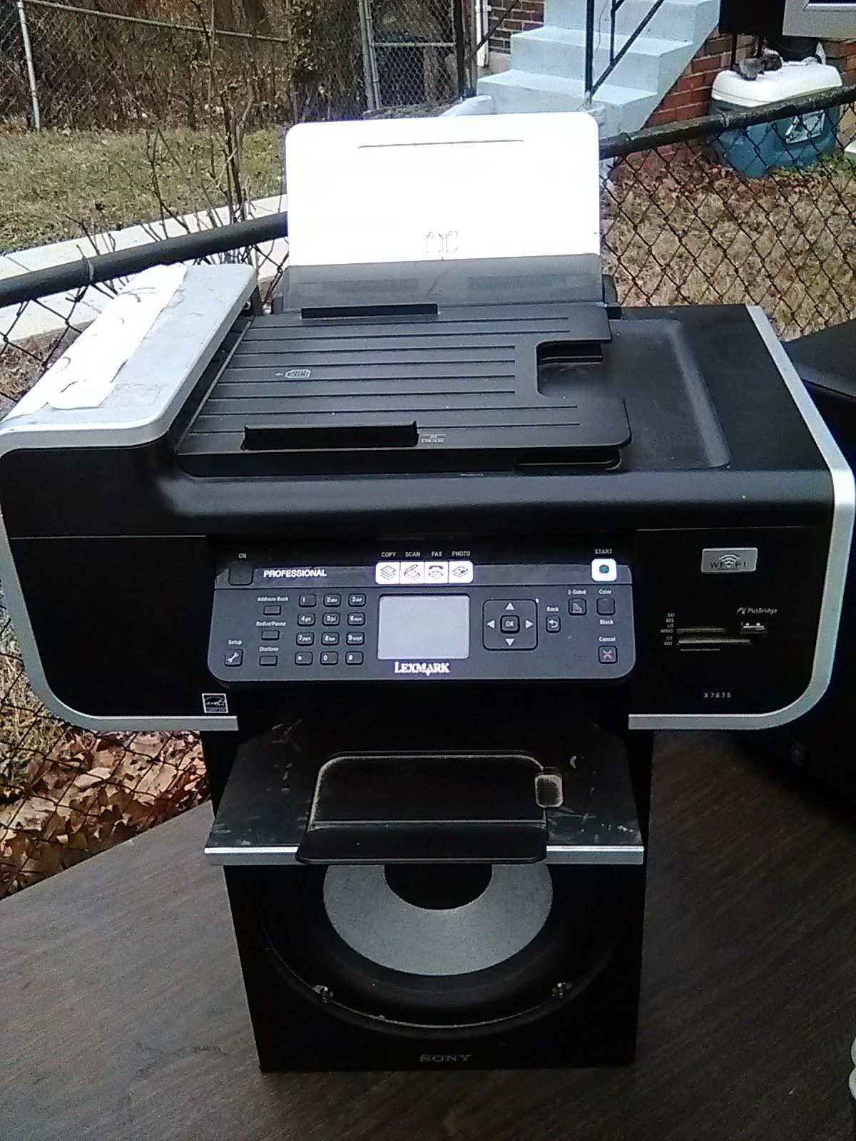 Lexmark professional all in one wireless color printer NO INK IS INCLUDED