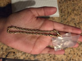 18k Gold Rope Bracelet