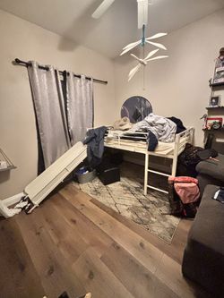 Twin “ Bunk “ Bed With Slide 