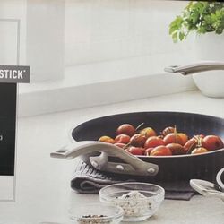 CALPHALON SIGNATURE HARD ANODIZED NONSTICK 10PC COOK WARE 