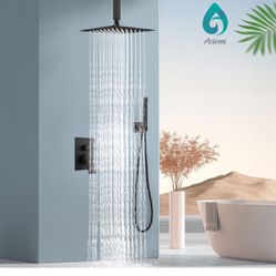 Aolemi Shower System with Rainfall Shower Head and Handheld