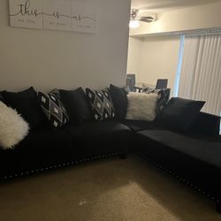 Black Sectional 