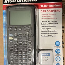 TI-89 Graphing Calculator 
