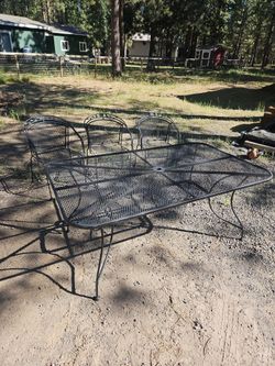 Outside Table - metal