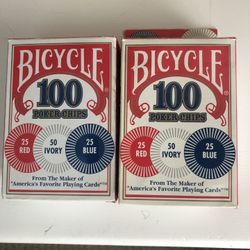 200 boxed poker chips