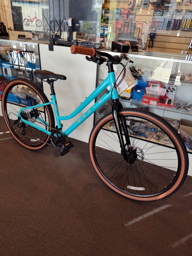 NEW SMALL MARIN KENTFIELD ST STEP THRU TURQUOISE TEAL BLUE