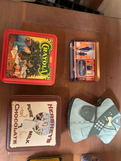 Collection of tins