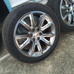 Trade Or Sell 6 Lug Gm Wheels And Like New Tires 