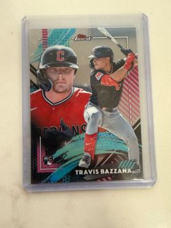 Topps Finest Travis Bazzana Cleveland Guardians Rookie RC Ssp Super Rare