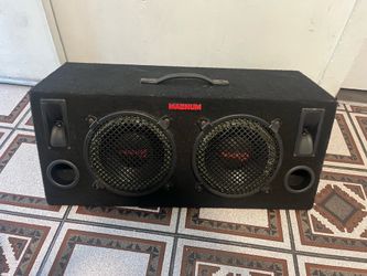 Double 12 inch subwoofers with original box