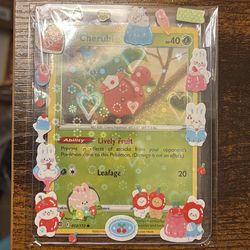 Cute 🥰 Cherubi Pokemon Card