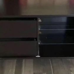 Entertainment Center With Storage Drawers