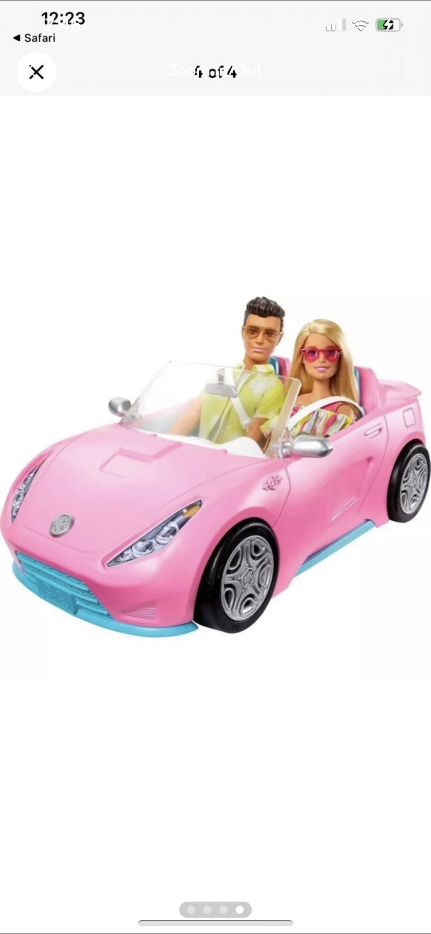 Barbie and Ken Pool and Convertible Car Play set!