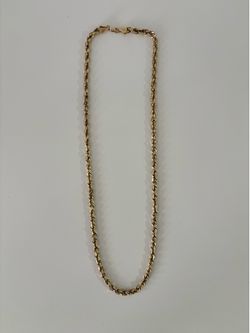 10k GOLD ROPE CHAIN 24” 5MM