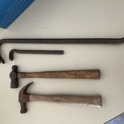 Vintage Hammers And Crowbars All For $10