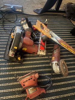 Mixed Power Tool Lot – Saw, Grinder & More