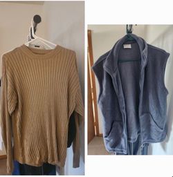 Men's Dress Shirt and sweater