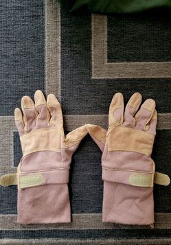 USMC Camelbak Max Grip NT Desert Tan FROG Combat Gloves (Large) Hook & Loop


