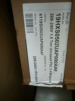 1.5 ton air handler