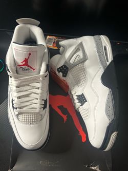 Jordan 4 White Cement Size 12