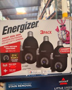 Energizer Smart 5GHz WiFi Socket Camera 3-Pack Brand New In Box