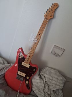 TAGIMA Woodstock Series jazzmaster w tremolo..in xlnt condition..$325......