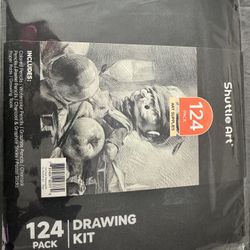 124 PC Shuttle Art Drawing Kit