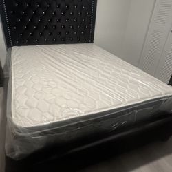 Pillow top mattress Queen, Colchon Nuevo 