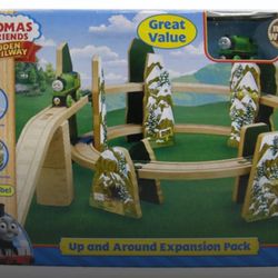 SEALED THOMAS WOODEN RAILWAY UP AND AROUND EXPANSION PACK (LC98511)