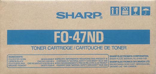 SHARP Black Toner Cartridge FO-47ND