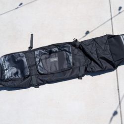 OutdoorMaster Expandable Padded Snowboard Bag Ski Bag, ABS Hard Shell Ends Ski/Snowboard Travel Bag with Water Resistant Lining