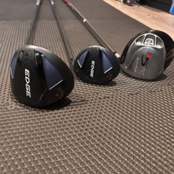 Gold Clubs - Drivers And 3 Wood