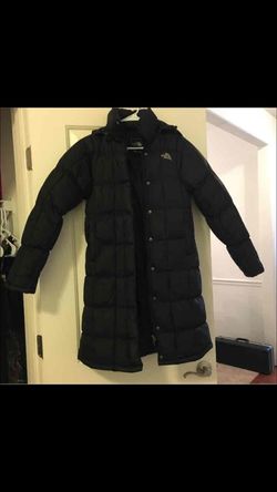 North Face Women's Long Jacket / Parka, Black, Size M/L