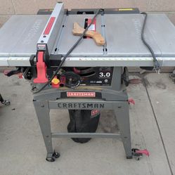 craftsman 10" table saw 