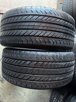Pair of 245 40 19 Continental pro contact ssr tires