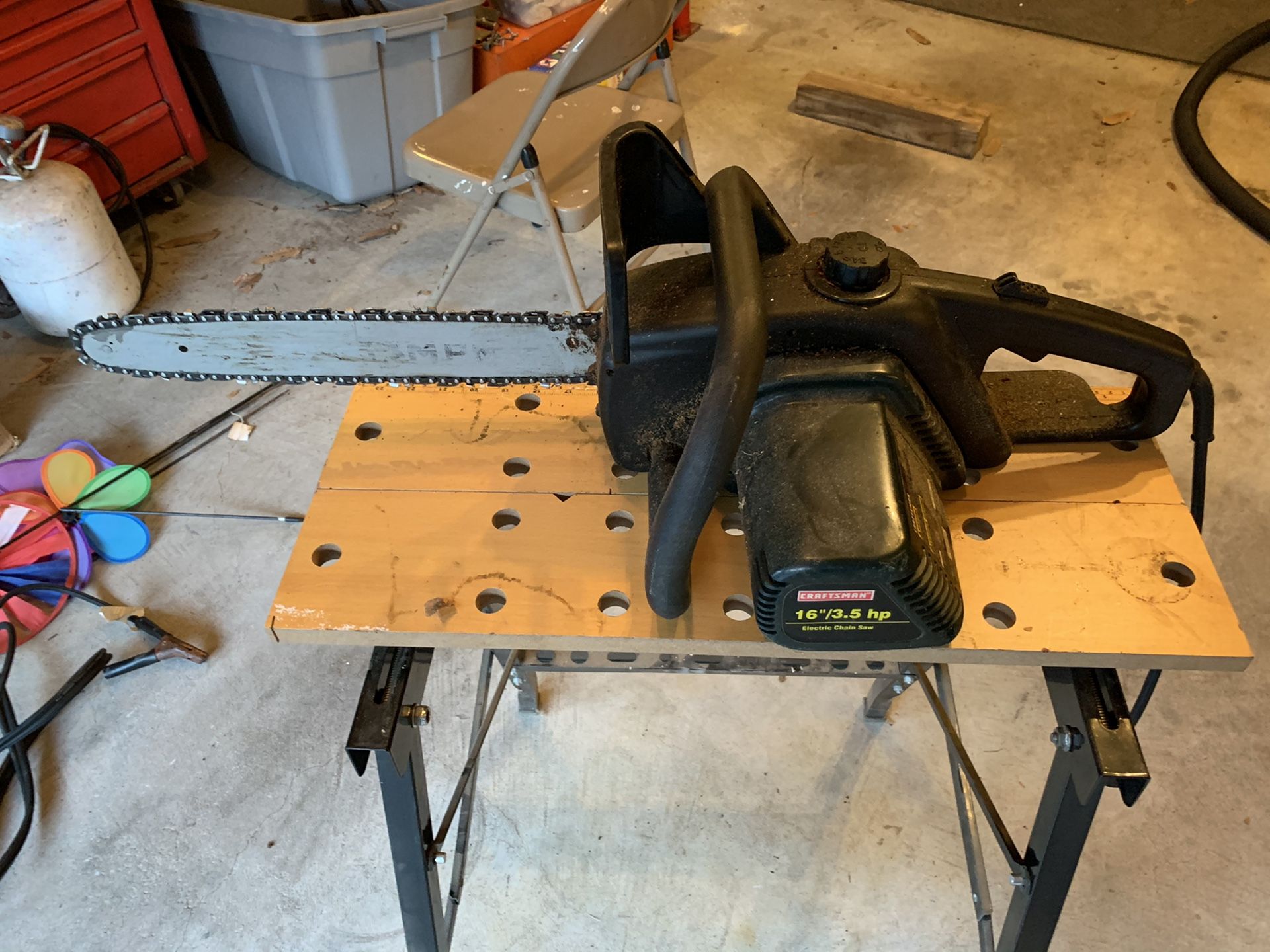 Craftsman Electric Chain Saw 3.5hp 16" bar