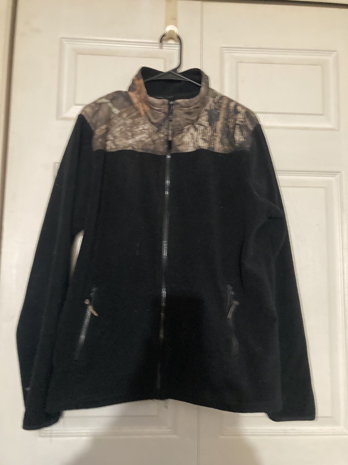 Men’s black zip up