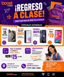 🎒📚 ¡REGRESO A CLASE CON LAS MEJORES OFERTAS EN BOOST MOBILE! 📱