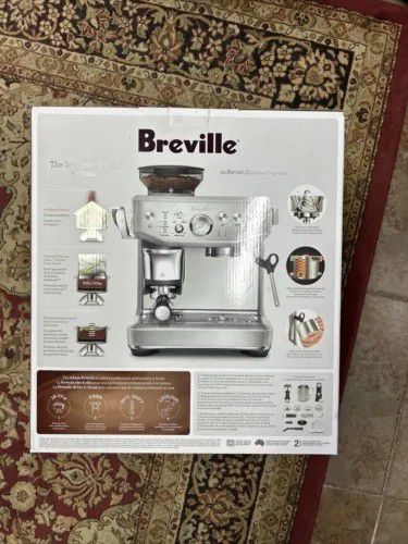 NEW Breville Barista Express Impress Espresso Machine * Black Truffle..