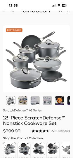 CIRCULON HEAVY DUTY Non-stick Cookware Set