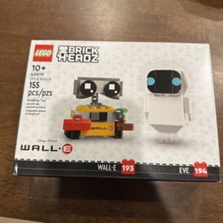 Lego Brick Heads Wall-e And Eve
