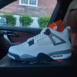 Jordan 4 White Cement Size 6.5, 7, 8, 9.5, 10.5, 11, 12, 13