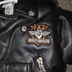 Harley Davidson Leather Jacket For Kids 