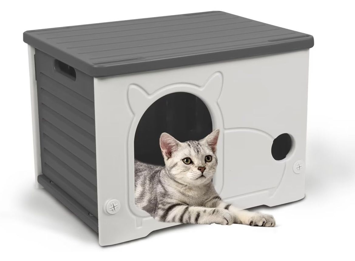 Cat House Cute Waterproof For Sale $24.00 50%+ OFF Retail $49.99 NEW IN BOX