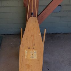 Vintage Wooden Toy Ironing Board