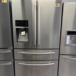 SAMSUNG 36” FRENCH DOOR REFRIGERATOR (NO ICE)