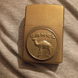 Vintage 1932–1992 Brass Camel Zippo Lighter – Works Great – Collectible

